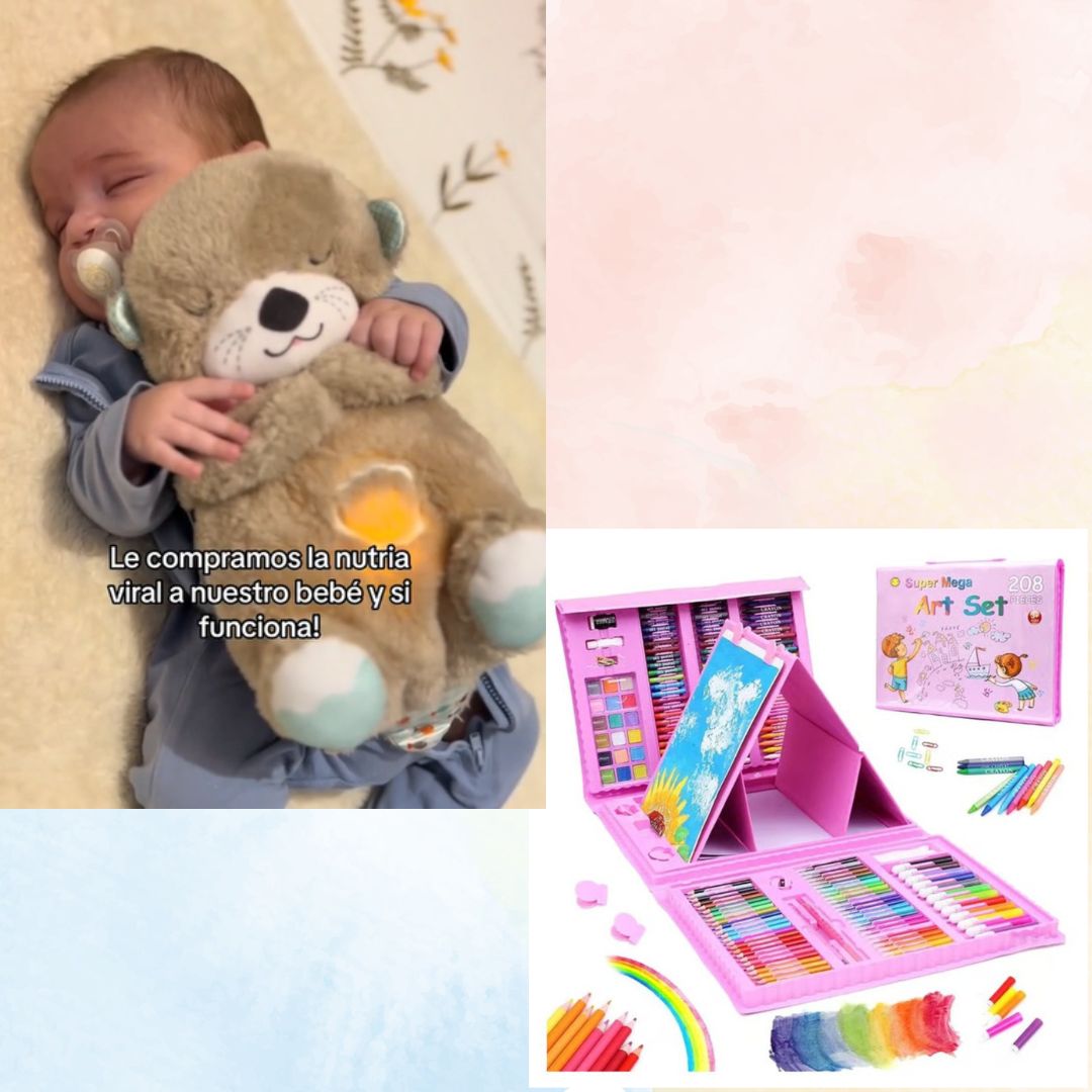 Super promo Peluche🧸 Nutria $132500. 🤩Gratis Set de Arte🎨Infantil