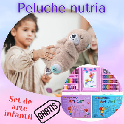 Super promo Peluche🧸 Nutria $132500. 🤩Gratis Set de Arte🎨Infantil