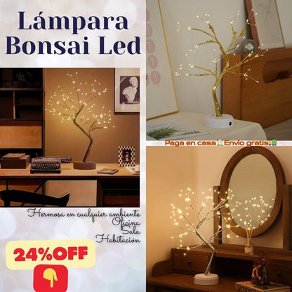 Lámpara🎄Bonsai Led.👉Super promo del 24%Off🤩